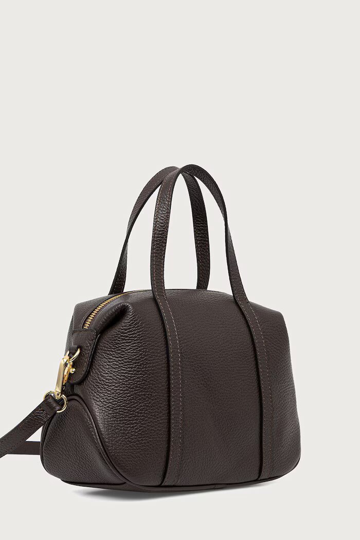 Answear.LAB чанта tote дамска от кожа кафява