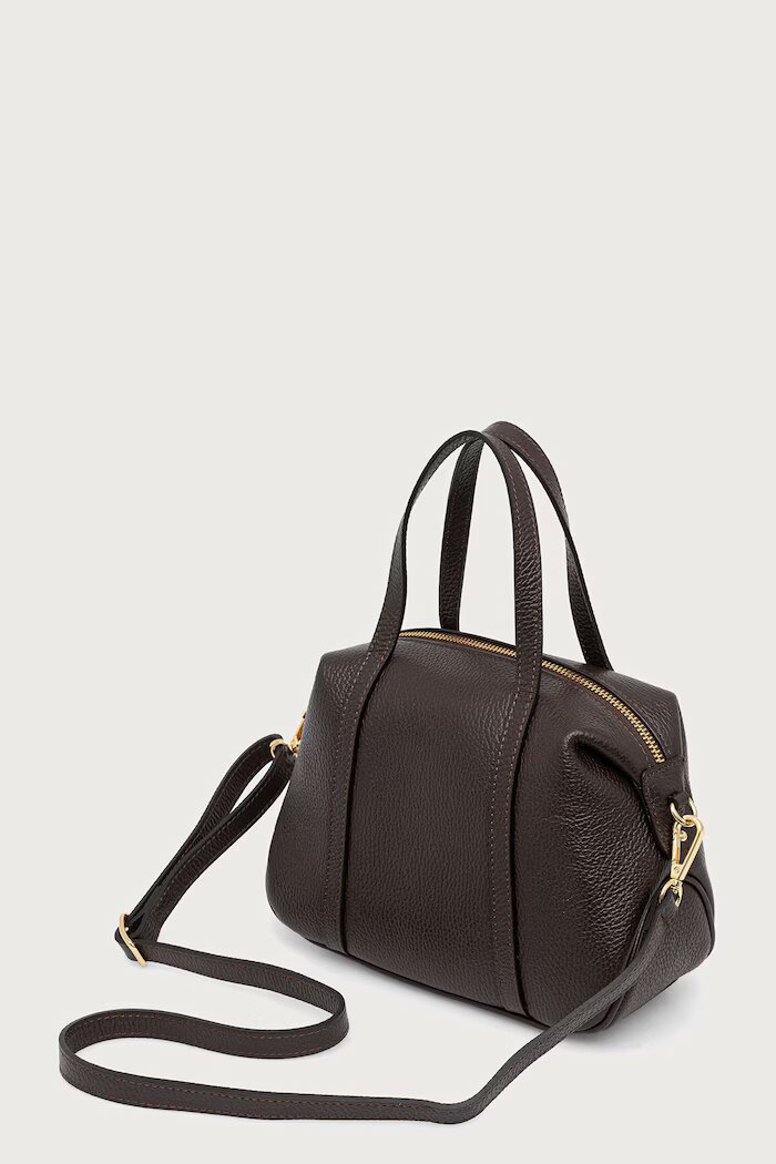 Answear.LAB чанта tote дамска от кожа кафява