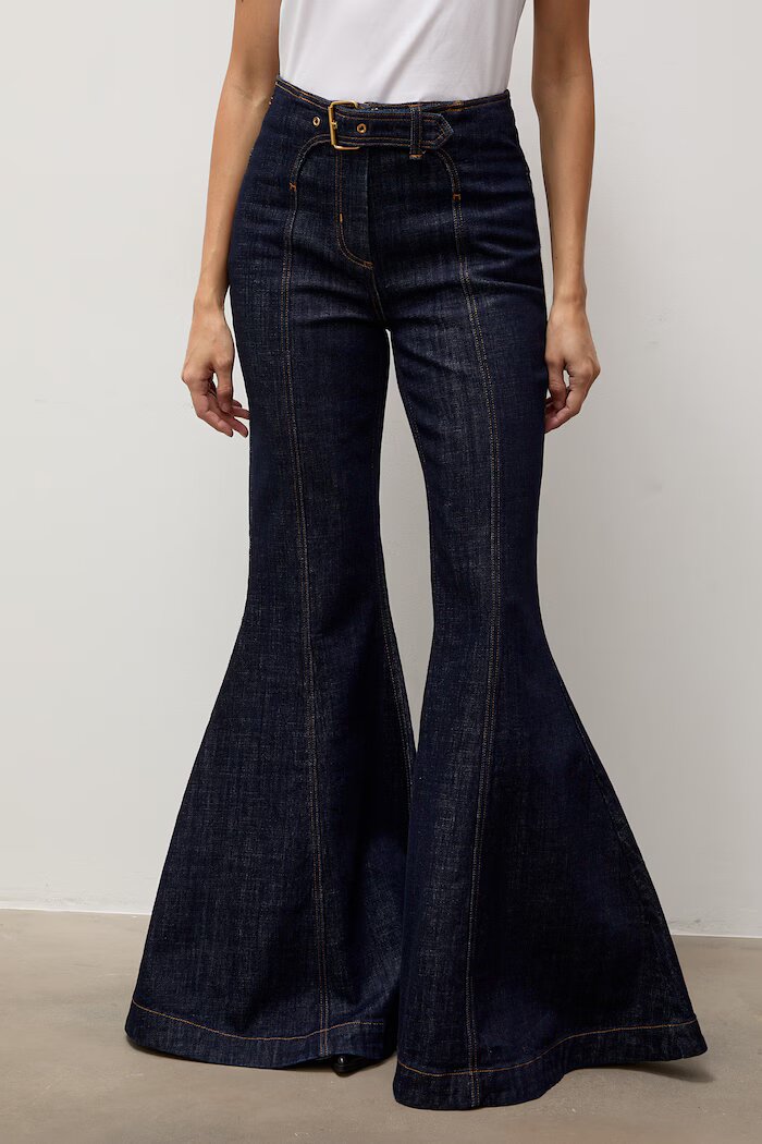 Answear.LAB дънки bootcut дамски тъмносини