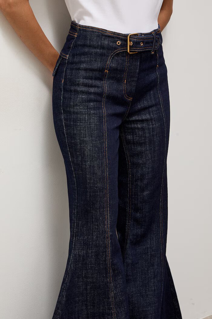 Answear.LAB дънки bootcut дамски тъмносини