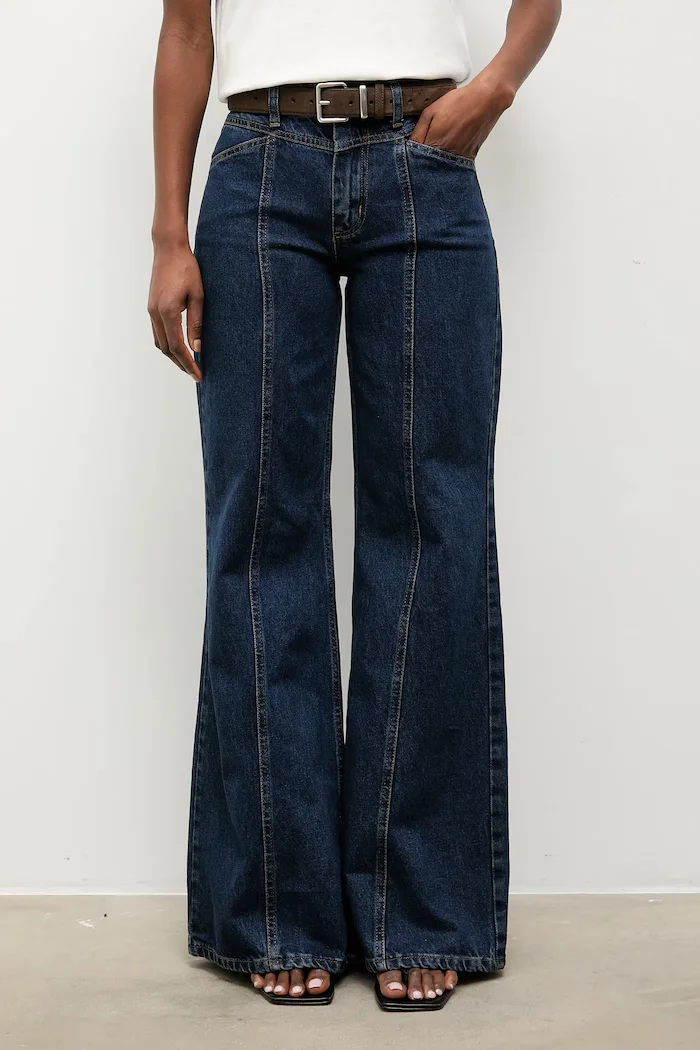 Answear.LAB дънки bootcut дамски тъмносини