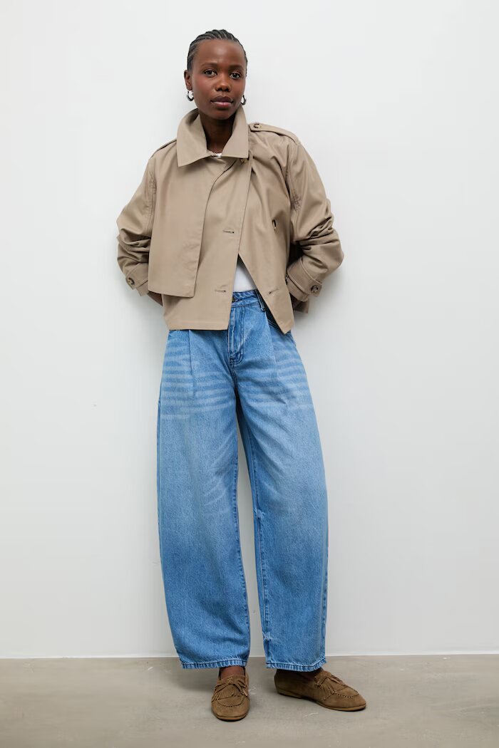 Answear.LAB дънки slouchy дамски сини