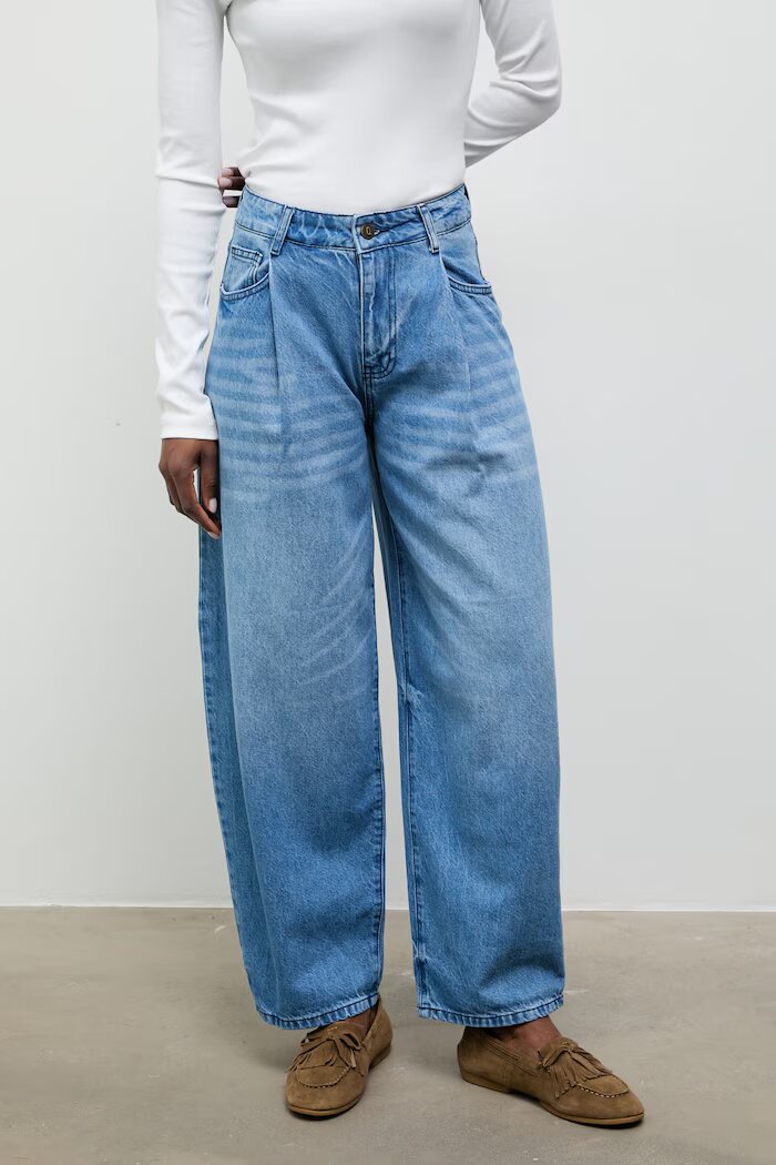 Answear.LAB дънки slouchy дамски сини