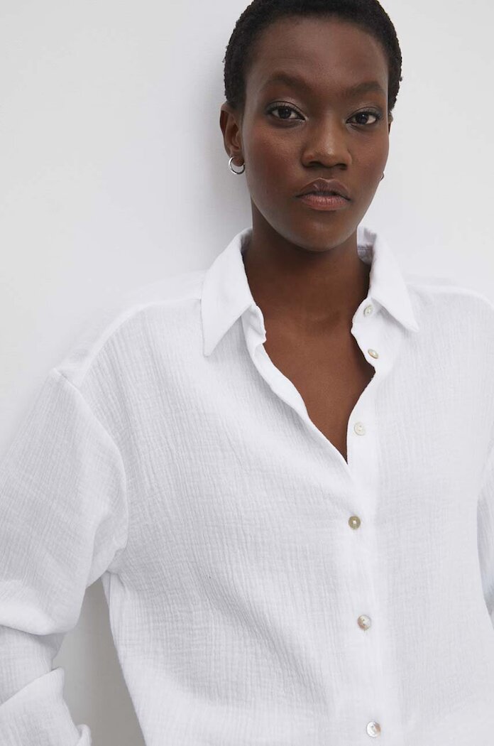 Answear.LAB комплект дамски от памук бял