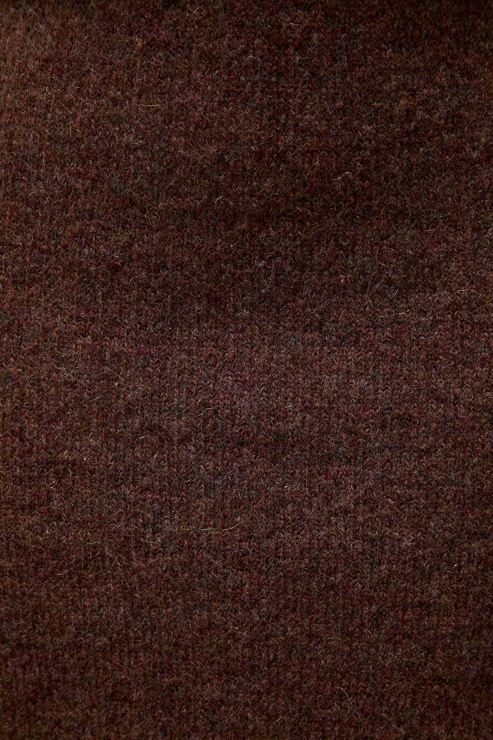 Answear.LAB пола с вълна кафява с изчистена шарка