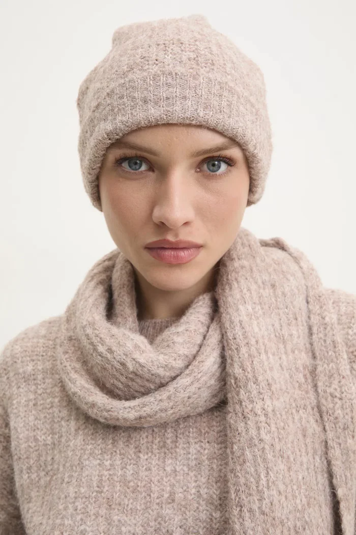 Answear.LAB Пуловер с вълна в бежово