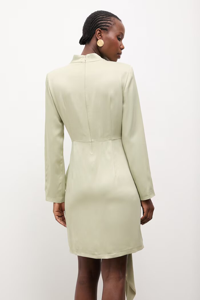 Answear.LAB Рокля from the Unscripted collection в зелено къса със стандартна кройка