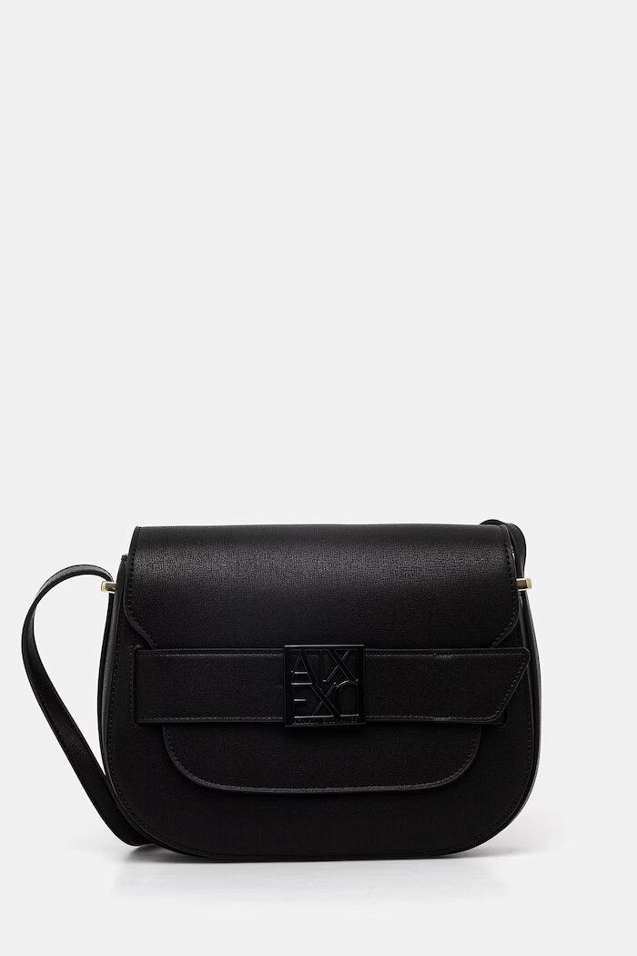 ARMANI EXCHANGE чанта crossbody дамска от имитация на кожа черна XW002588 AF13672