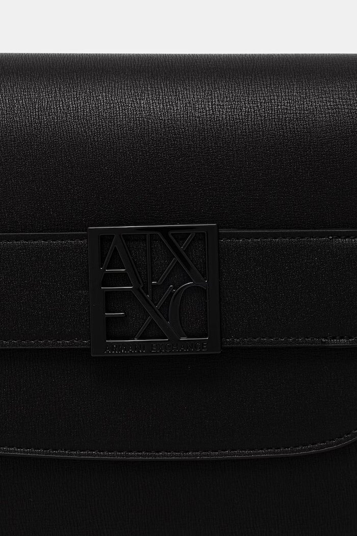 ARMANI EXCHANGE чанта crossbody дамска от имитация на кожа черна XW002588 AF13672