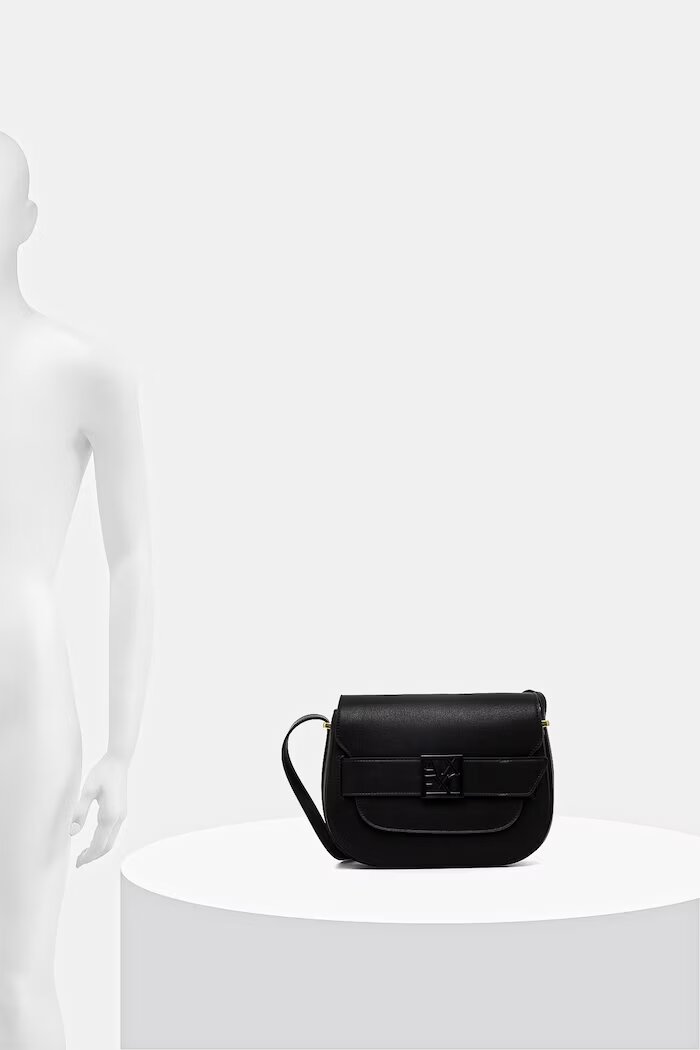 ARMANI EXCHANGE чанта crossbody дамска от имитация на кожа черна XW002588 AF13672