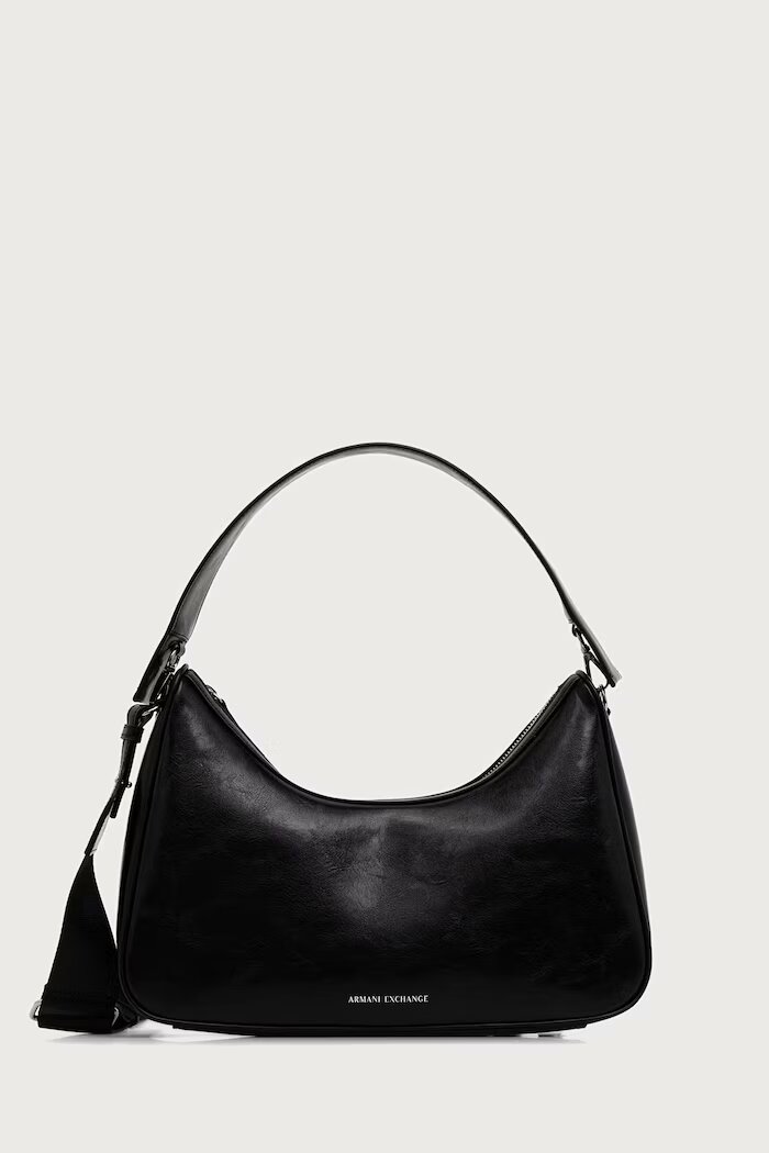 ARMANI EXCHANGE чанта crossbody дамска от имитация на кожа черна XW003026 AF26574