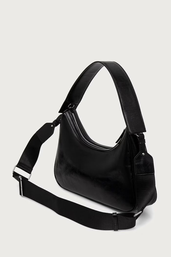 ARMANI EXCHANGE чанта crossbody дамска от имитация на кожа черна XW003026 AF26574