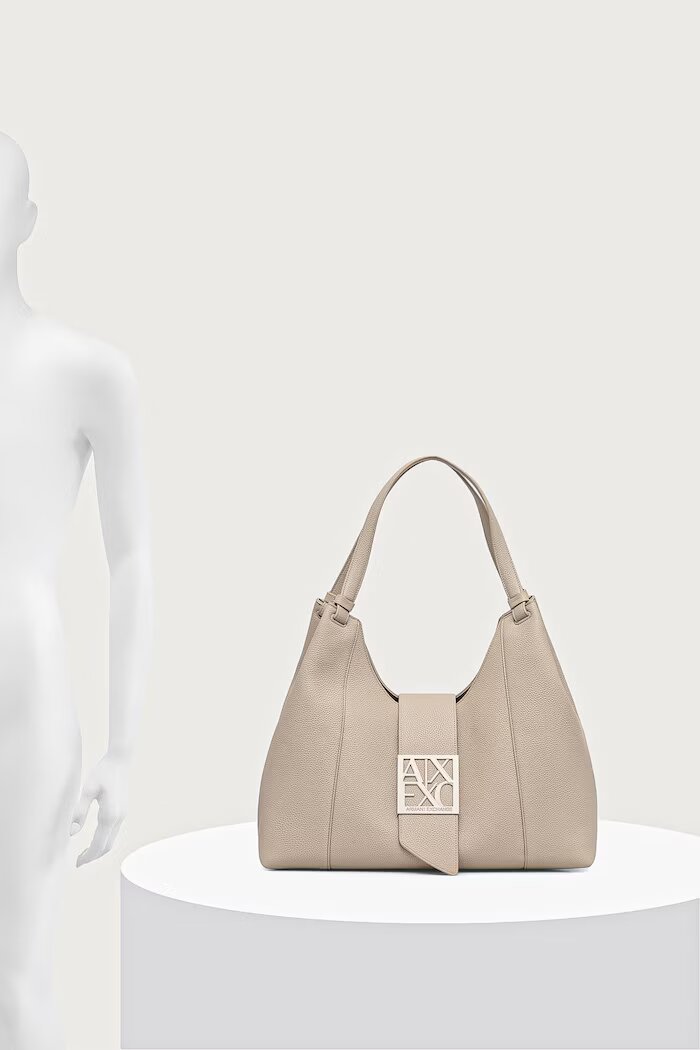 ARMANI EXCHANGE чанта дамска от имитация на кожа бежова XW003002 AF11902