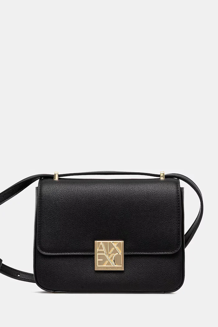 ARMANI EXCHANGE чанта дамска от имитация на кожа черна XW002169 AF19895