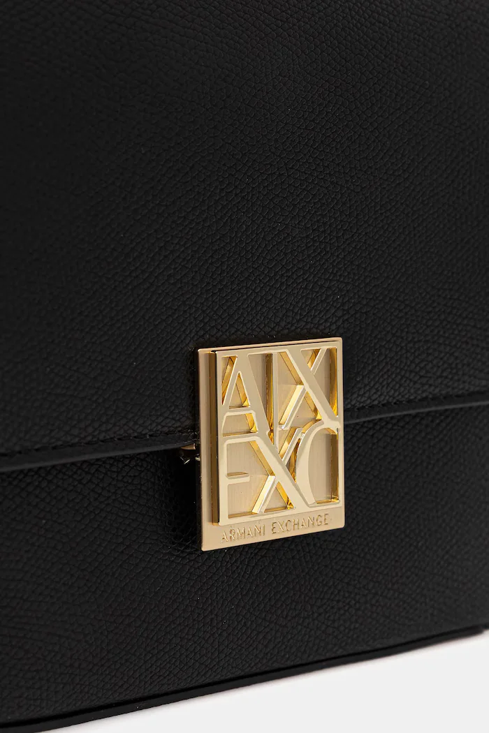 ARMANI EXCHANGE чанта дамска от имитация на кожа черна XW002169 AF19895
