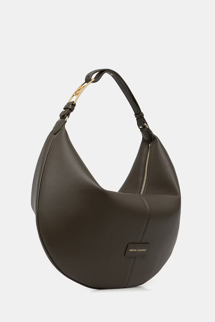 ARMANI EXCHANGE чанта дамска от имитация на кожа зелена XW001573 AF15632
