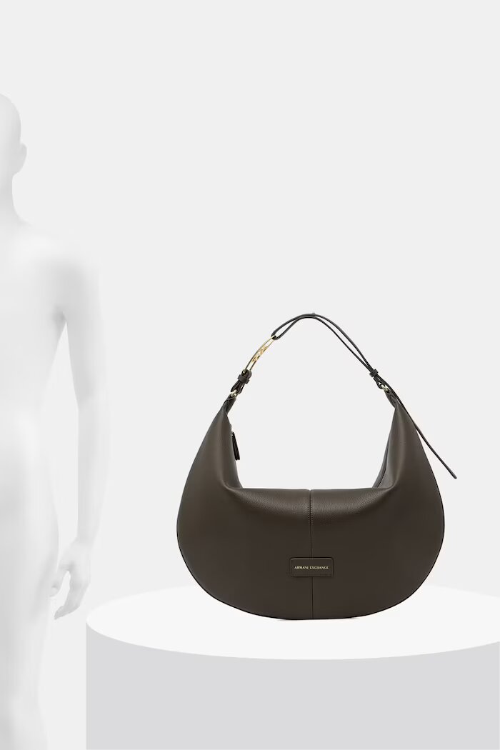 ARMANI EXCHANGE чанта дамска от имитация на кожа зелена XW001573 AF15632