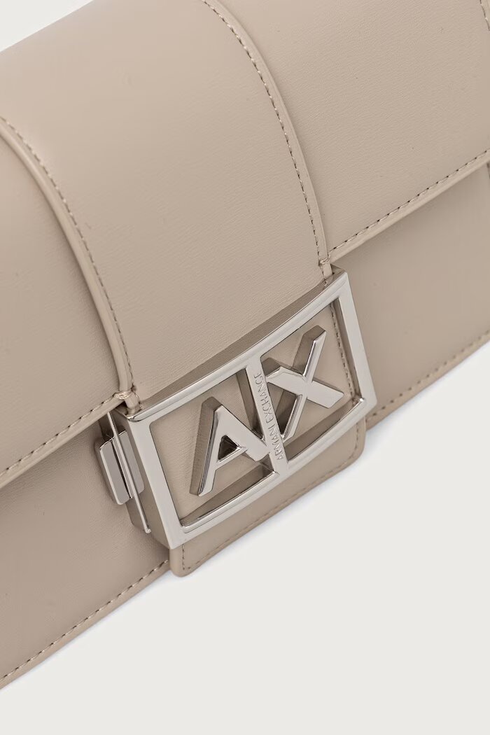 ARMANI EXCHANGE чанта с регулируема дръжка дамска от имитация на кожа бежова XW000071 AF12039