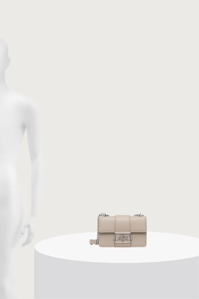 ARMANI EXCHANGE чанта с регулируема дръжка дамска от имитация на кожа бежова XW000071 AF12039