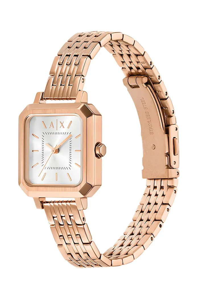 ARMANI EXCHANGE Часовник и гривна в златисто AX7164SET