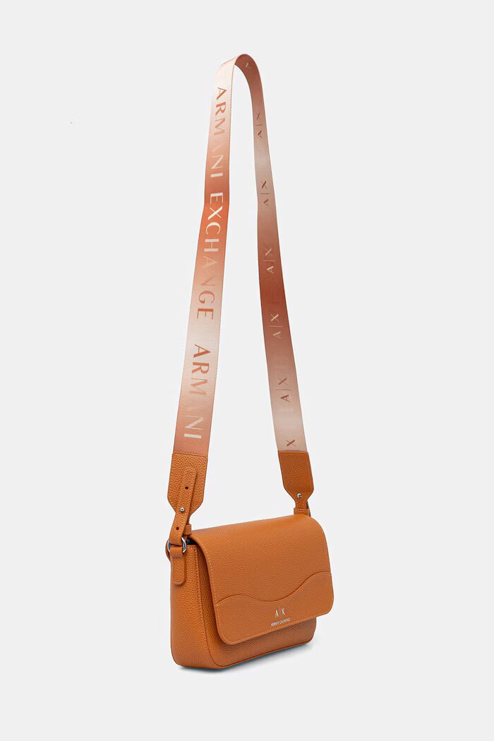 ARMANI EXCHANGE дамска чанта от имитация на кожа оранжева 942912 CC783