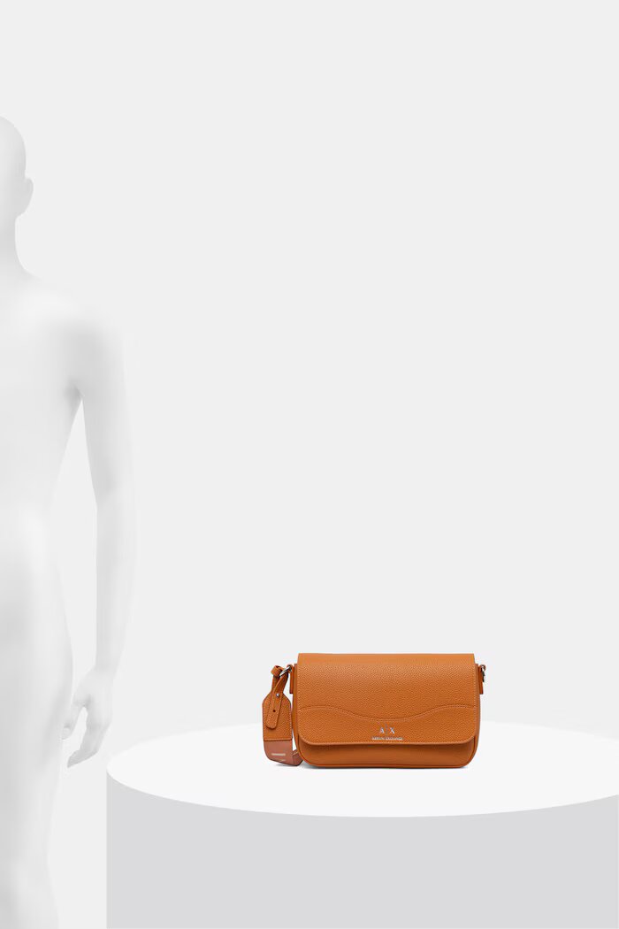 ARMANI EXCHANGE дамска чанта от имитация на кожа оранжева 942912 CC783