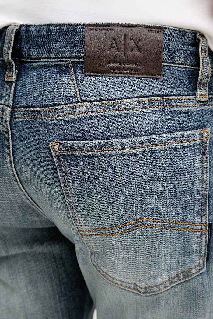 ARMANI EXCHANGE Дънки скини мъжки тъмносини XM001512 AF24015