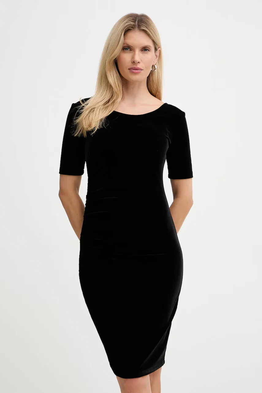 ARMANI EXCHANGE Кадифена рокля