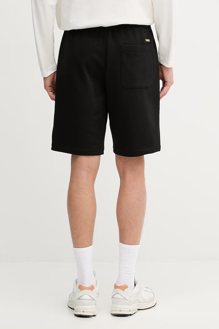 ARMANI EXCHANGE къс панталон мъжки от памук черен със стандартна талия XM002228 AF10830