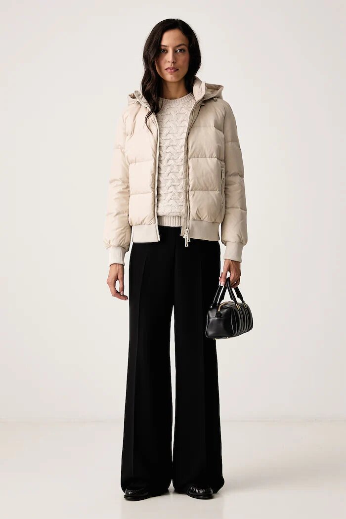 ARMANI EXCHANGE късо яке дамско бежово XW000228 AF12286