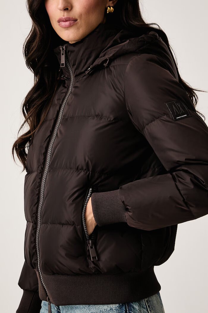 ARMANI EXCHANGE късо яке дамско кафяво XW000228 AF12286