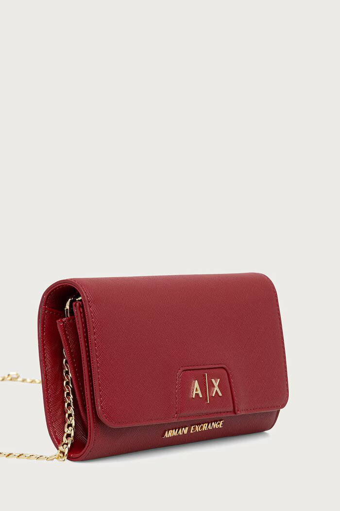 ARMANI EXCHANGE клъч дамски от имитация на кожа бордо XW000358 AF26570
