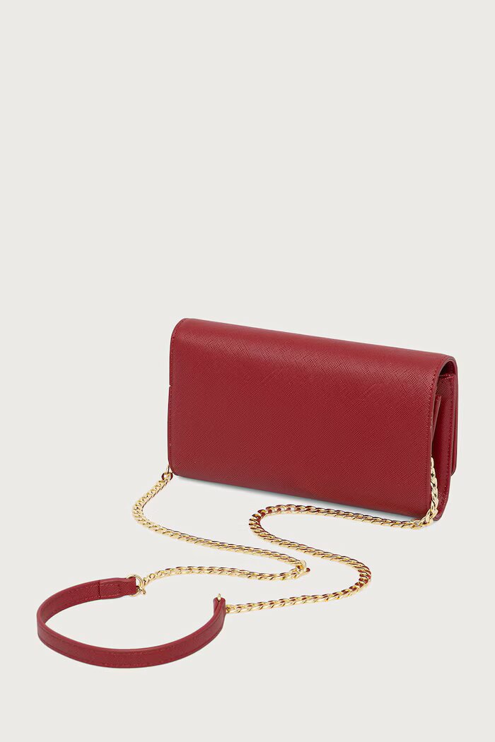 ARMANI EXCHANGE клъч дамски от имитация на кожа бордо XW000358 AF26570