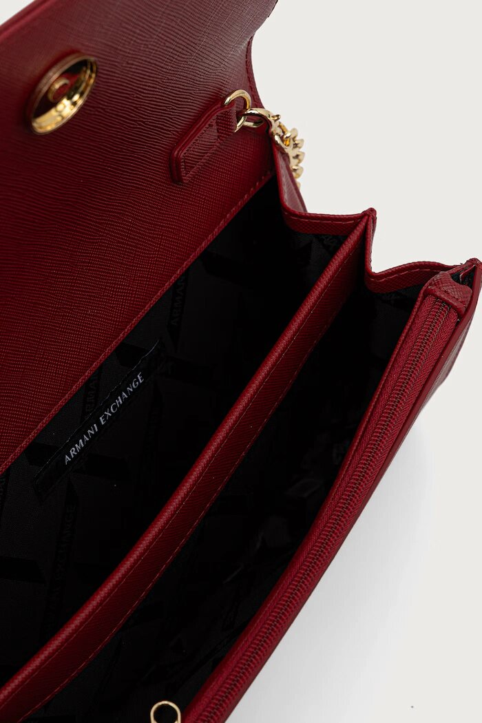ARMANI EXCHANGE клъч дамски от имитация на кожа бордо XW000358 AF26570