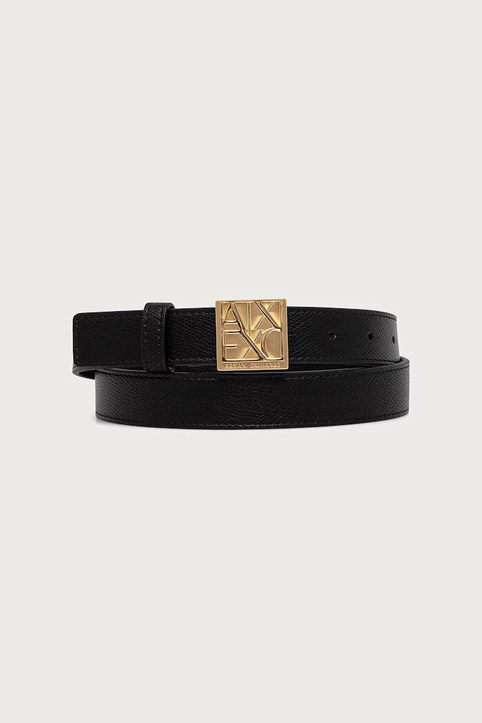 ARMANI EXCHANGE колан дамски от имитация на кожа черен XW002223 AF19895