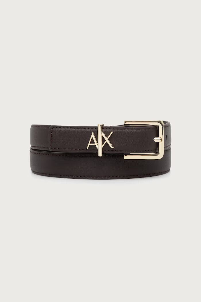 ARMANI EXCHANGE колан дамски от кожа кафяв 941182 4R759