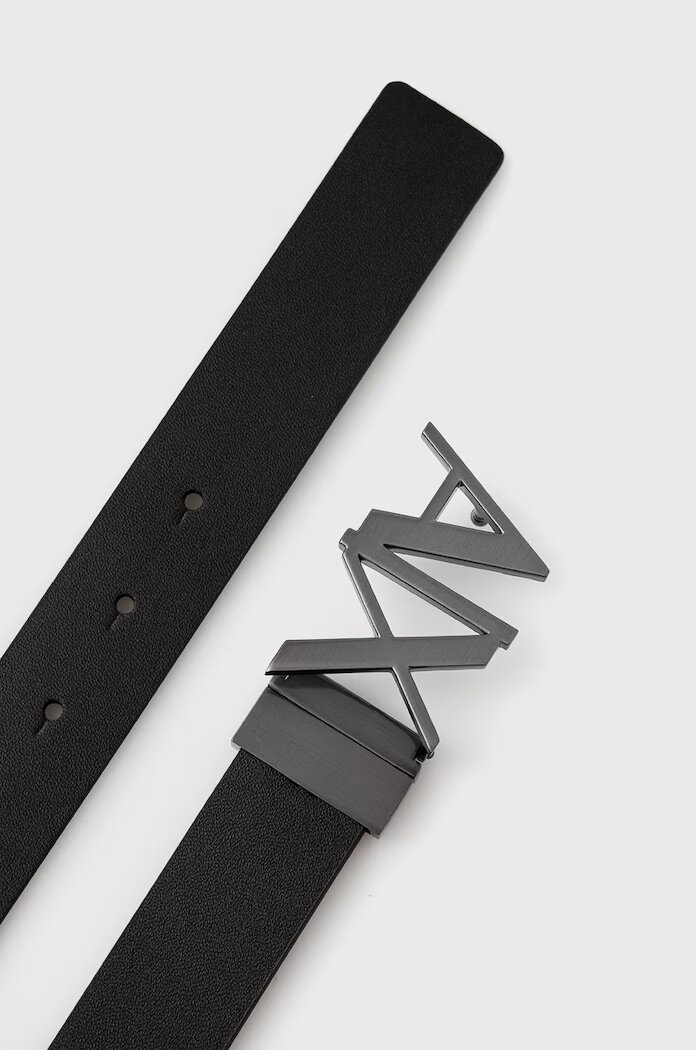 ARMANI EXCHANGE Кожен колан с две лица мъжки в черно 951017 CC505