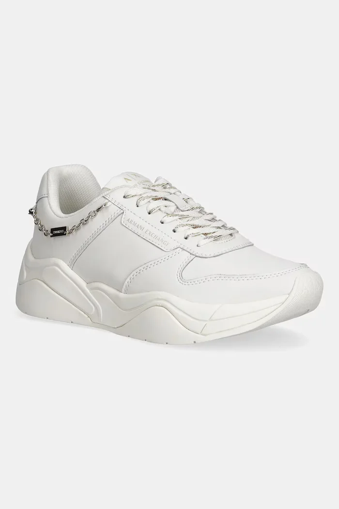 ARMANI EXCHANGE Кожени маратонки в бяло XW001617 AF17443 M0107