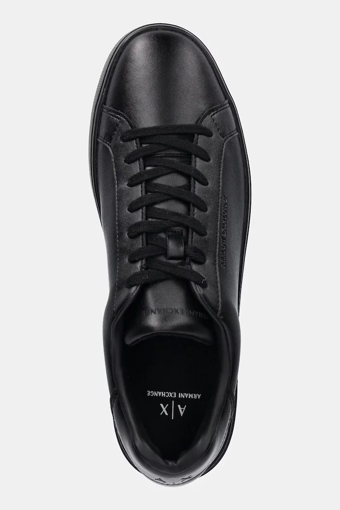 ARMANI EXCHANGE Кожени маратонки в черно XM000141 AF11912 UC001