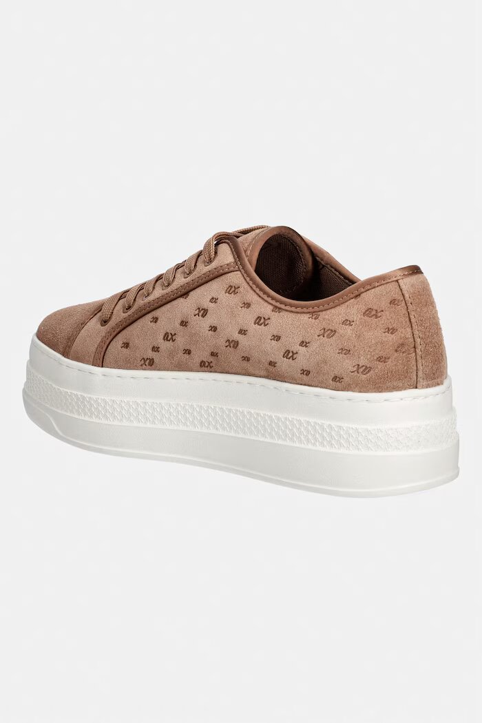 ARMANI EXCHANGE маратонки дамски от велур кафяви XW003070 AF27079 U6120