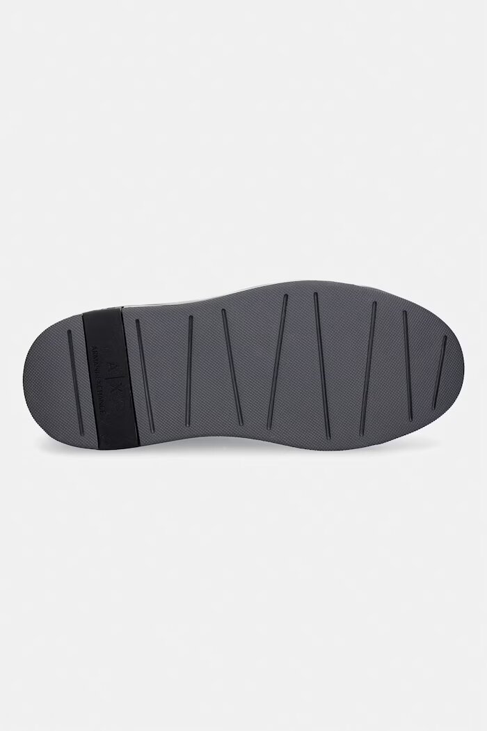 ARMANI EXCHANGE маратонки мъжки от кожа сиви XUX123 XV534 MC694
