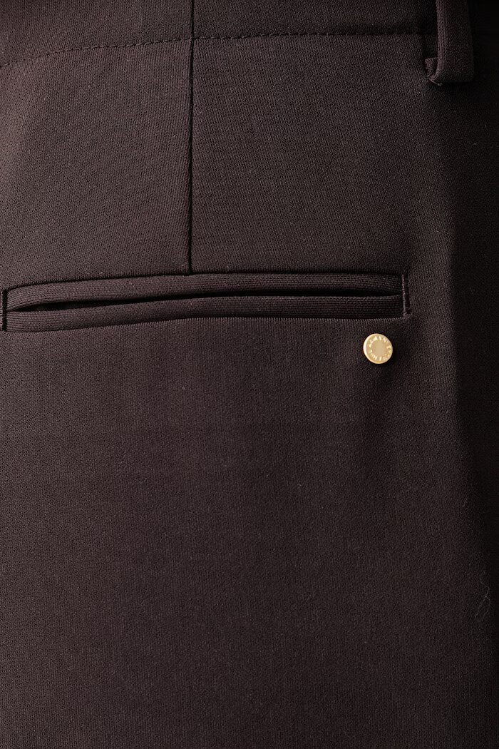ARMANI EXCHANGE официален панталон дамски кафяв с висока талия XW002496 AF16148