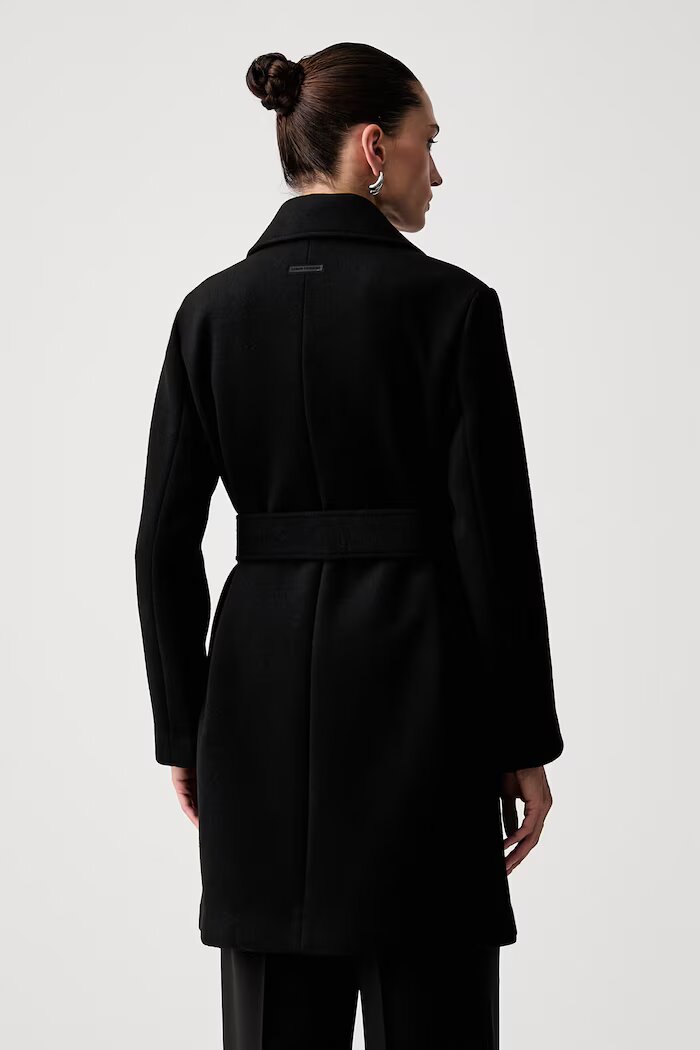 ARMANI EXCHANGE палто дамско с вълна черно XW001431 AF16206