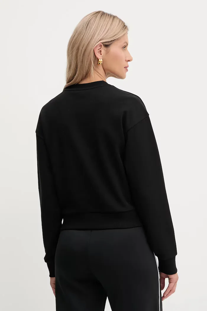 ARMANI EXCHANGE Памучен суичър в черно с принт XW001451 AF10830