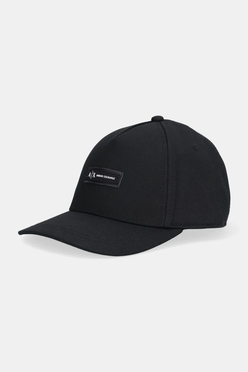ARMANI EXCHANGE Памучна шапка с козирка