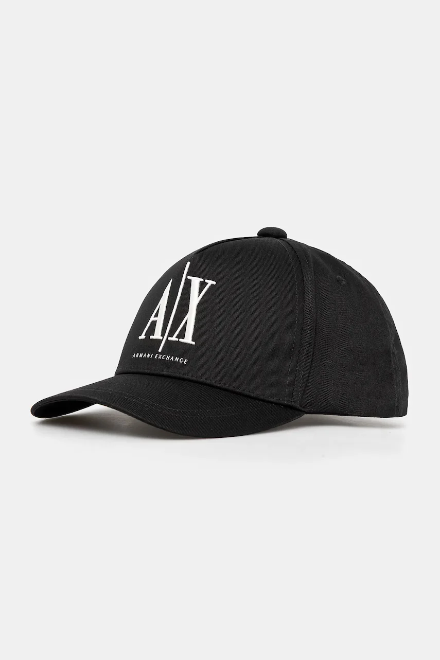 ARMANI EXCHANGE Памучна шапка с козирка