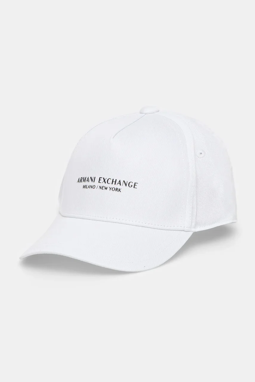 ARMANI EXCHANGE Памучна шапка с козирка
