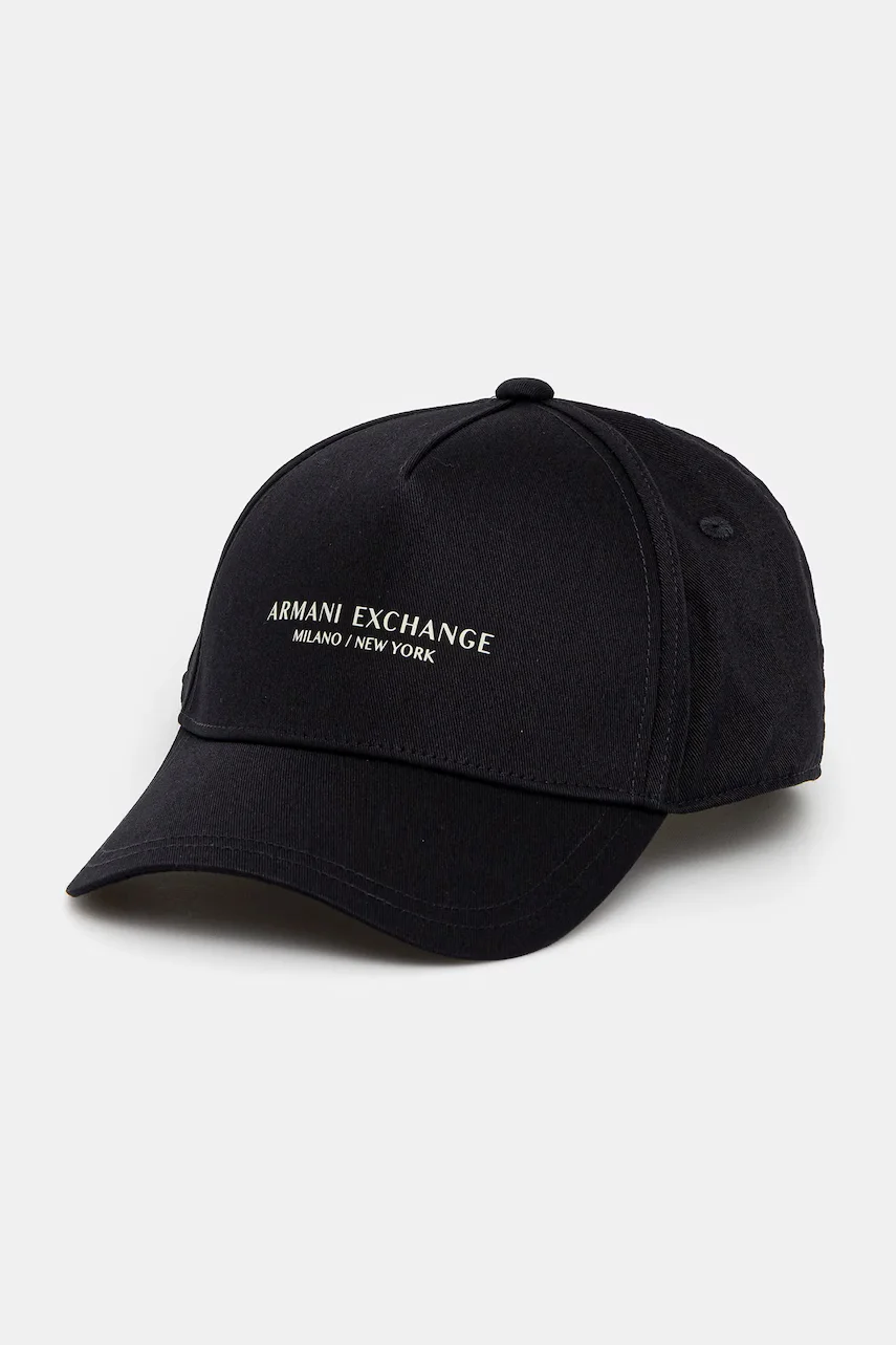 ARMANI EXCHANGE Памучна шапка с козирка