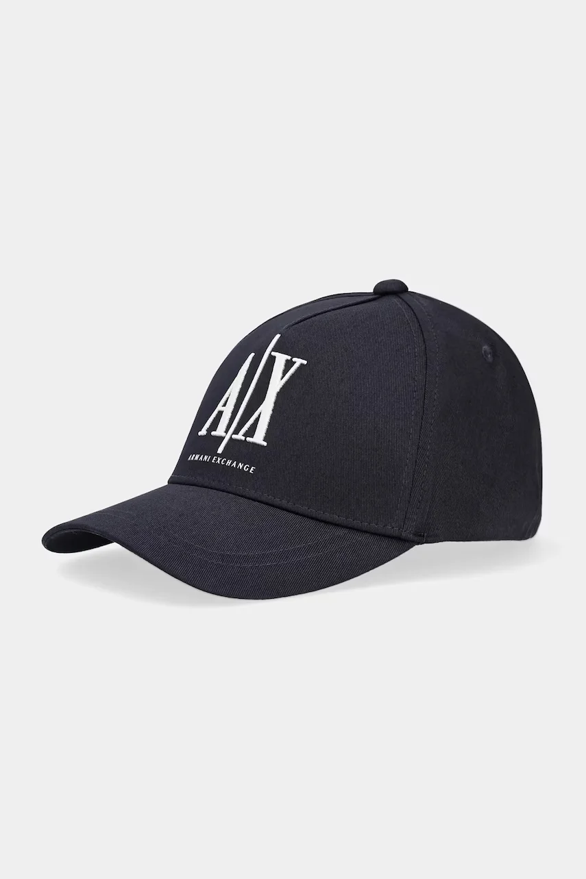 ARMANI EXCHANGE Памучна шапка с козирка