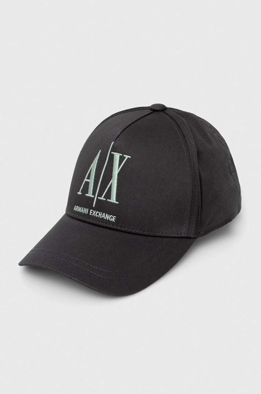 ARMANI EXCHANGE Памучна шапка с козирка